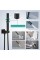 aolemi matte black shower system 10 inches square rainfall shower head with 2 in 1 handheld sprayer and tub spout 3 functions