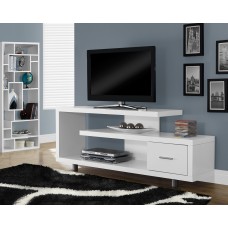 Monarch Specialties TV STAND - 60'L / WHITE