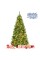 Topbuy Pre-lit Hinged Artificial Pencil Fir Christmas Tree with LED Lights