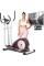 funmily 8 Levels Magnetic Resistance Elliptical,350lbs Max Load Training Machines,Smooth Quiet Driven Elliptical For Home Gym Office