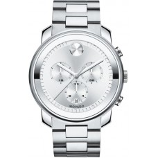 Movado Bold Chronograph 3600276 Silver Dial Stainless Steel Unisex Watch