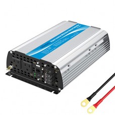 GIANDEL 1200Watt Power Inverter 12V DC to 110V 120V AC with 20A Solar Charge Controller Remote Control Dual AC Outlets & USB Port for RV