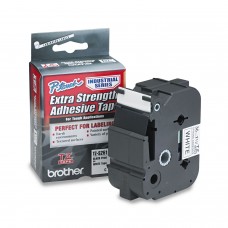 Brother BRTTZES261 P-Touch TZ Extra-Strength Adhesive Laminated Labeling Tape, 1-1/2'w, Black on White