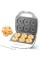 Great Choice Products Mini Donut Maker Machine, Electric Mini Bundt Cake Pan, Bake 6 Bundt Doughnuts With 3 Shapes, Excellent For Breakfast, Snacks…