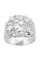 Sabrina Silver Sterling Silver Nugget Ring Square Shape 11/16 inch wide, sizes 8 - 13