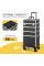 thinkstar 4 In 1 Makeup Rolling Train Case Aluminum Trolley Professional Cosmetic