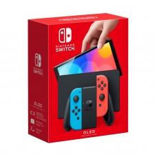 Nintendo - Switch – OLED Model w/ Neon Red & Neon Blue Joy-Con - Multi