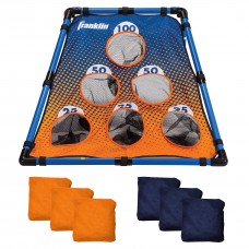 Franklin Sports 6 Hole Bean Bag Toss - Indoor + Outdoor Bean Bag Toss Set with (6) Bags Included - Bean Bag Toss for Kids + Adul