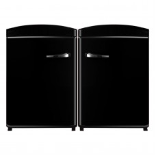 Equator RCRF320RCFR325 ConServ 3.21cu.ft. Retro Convertible Refrigerator-Freezer Set - Black