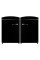 Equator RCRF320RCFR325 ConServ 3.21cu.ft. Retro Convertible Refrigerator-Freezer Set - Black