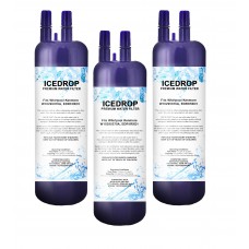 Ice Drop Refrigerator Water Filter Compatible with Kenmore Filter 46-9930 46-9081 W10295370A Filter1 P4RFKB2 WF-537 EDR1RXD1B (3 Pack)