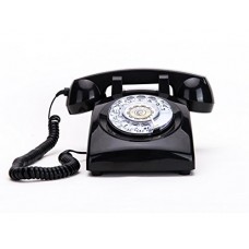 Sangyn Rotary Dial Telephones Sangyn 1960S Classic Old Style Retro Landline Desk Telephone,Black