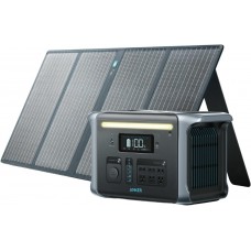 Anker Play Anker 1229Wh Portable Power Station Solar Generator 100W Solar Panel for Outdoor