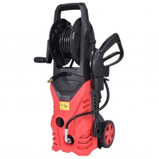 Goplus EP22893RE 2030psi Electric Pressure Washer with Adjustable Spray - Red and Black