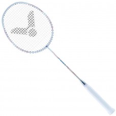 Victor Equipment Victor Graphite Racket Dx-1L-A G5 Strung Professional Badminton Racket (6U), White