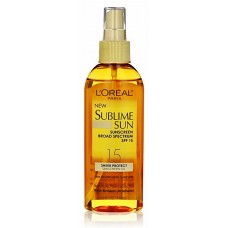 L'Oreal Sublime Sun SPF 15 Sheer Protect Sunscreen Oil 5 oz.