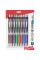 Pentel Liquid Steel Tip Gel Pens - Medium Pen Point - 0.7 mm Pen Point Size - Refillable - Retractable - Assorted Gel-based Ink