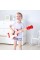 Hape Kids Flame First Musical Guitar Red, L: 25.7, W: 2.4, H: 8.4 inch