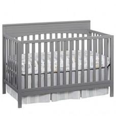 Oxford Baby Emerson 4 In 1 Convertible Crib Dove Gray