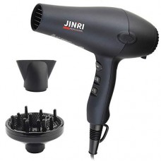 Jinri 1875w professional tourmaline hair dryer,negative ionic salon hair blow dryer,dc motor light weight low noise hair dryers wit