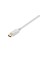 Monoprice Video Cable - 6 Feet - White | 28AWG DisplayPort to DVI Cable