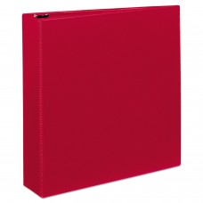 Avery AVE27203 Durable Binder with Slant Rings, 11 x 8 1/2, 2', Red