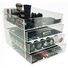 Vandue OnDisplay 4 Tier Acrylic Cosmetic/Makeup Organizer