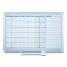 Mastervision Monthly Planner, 48X36, Silver Frame