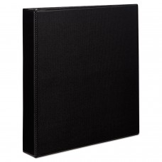 Avery AVE27350 Durable Binder with Slant Rings, 11 x 8 1/2, 1 1/2', Black