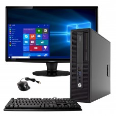 HP 800G2 Desktop Computer 6th Gen i5 16GB 2TB Windows 10 Pro 22' LCD Computer