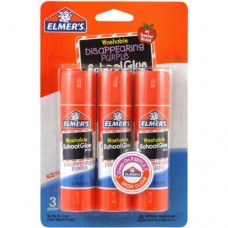 elmer's school glue sticks, 0.77 oz, 3/pack