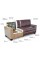 Serta RTA Copenhagen Collection 73' Fabric Sofa-Vanity Beige