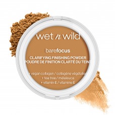 Wet n Wild Bare Focus clarifying Finishing Powder Matte Pressed Setting Powder Medium-Tan