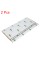 Unique Bargains 2pcs 80mil 5sqft Car Sound Deadener Heat Insulation Mat Door Sound Barrier