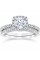 Pompeii3 5/8Ct Cushion Halo Real Diamond Engagement Wedding Ring Set White Gold