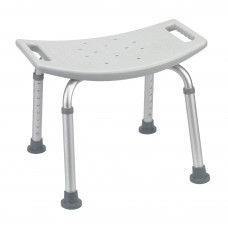 Drive Medical Grey Bath Bench without Back