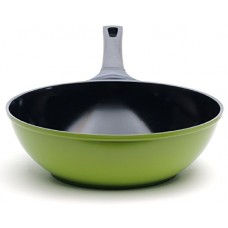 Ozeri 12' Green Earth Wok Smooth Ceramic Non-Stick Coating (100% PTFE and PFOA Free), 12-Inch