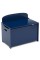 Delta Children MySize Deluxe Toy Box, Greenguard Gold Certified, Deep Blue