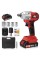 aplman cordless impact wrench kit max 21v power impact wrench set 1/2' chuck (red)