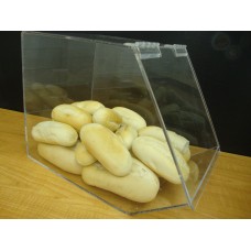 Displays2buy 10'w Bulk Bread Storage Acrylic Display case Bakery Pastry Cookies Bagel CUPCAKE