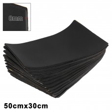 Unique Bargains 12pcs 8mm 315mil 19.38sqft Car Sound Deadener Insulation Mat Cotton Blend