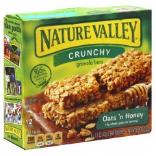 Nature Valley Granola Bars, Crunchy, Oats 'N Honey, 6 - 1.5 oz (42 g) 2-bar pouches [8.9 oz (252 g)]