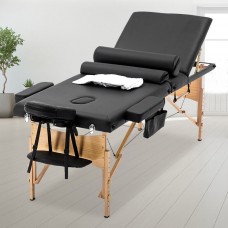 BestMassage Comfort Pad Portable Massage Table Facial Spa Bed w/ Carry Case