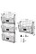 X-cosrack Stackable Hanging Wall Files Rack&3-Tier Metal Folder Wall File Holder with Tag Slot Mounts on Wall and Door for Offic