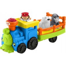 Fisher-Price® Little FisherPrice Little People Toddler Toy Train ChooChoo Zoo with Music Sounds and 3 Figures for Pretend Play Ages 1 Years