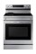 Samsung NE63A6711SS/AA 30' 6.3 cu.ft. Stainless Steel Electric Range with 5 Burners and Air Fry Convection