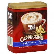 Hills Bros. French Vanilla Cappuccino Cafe Style Drink Mix 16oz. Canister