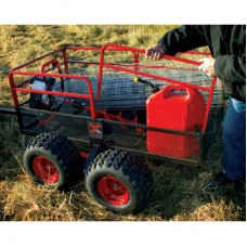 YuTrax TX159 X4 Steel Mesh 4-Wheel Trailer