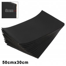 Unique Bargains 12pcs 5mm 197mil 19.38sqft Car Sound Deadener Insulation Mat Cotton Blend