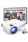 PROJECTOR Latest Upgrade 7500Lumens Mini Projector for Outdoor Movies, Full HD 1080P 170' Display Supported, PS4,TV Stick, Smartphone, USB